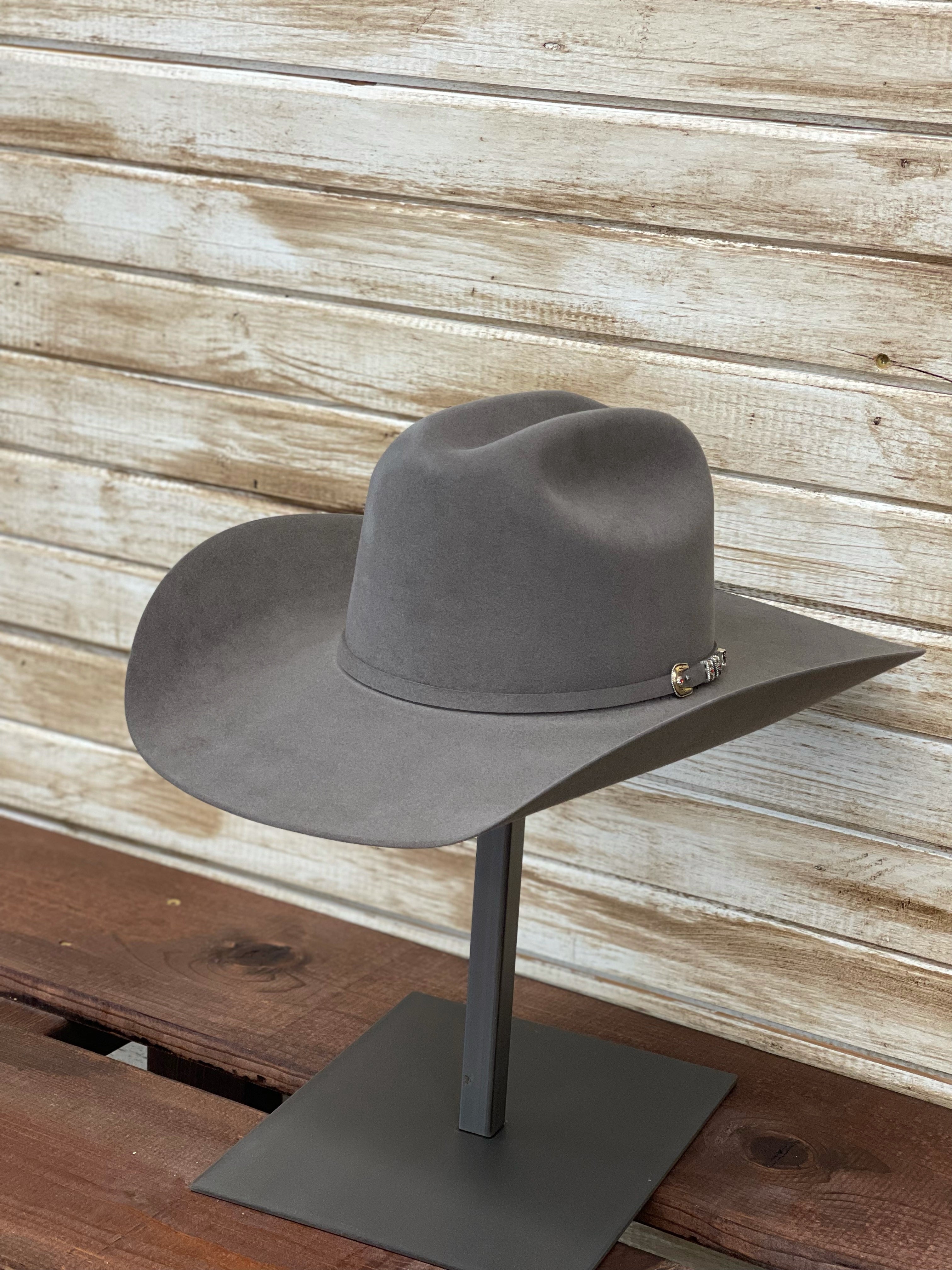 Smoke Cowgirl Hat- Resistol USA Resistol 20X Tarrant Silverbelly 4 1/4 main image 4