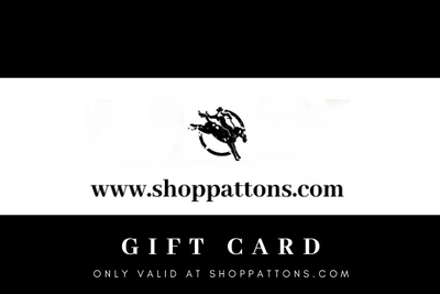 SHOPPATTONS.COM GIFT CARD (ONLINE ONLY) - Patton's