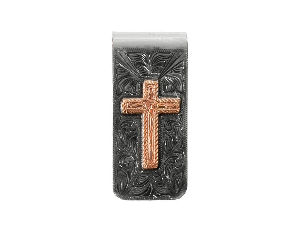 3D COPPER CROSS MONEY CLIP – Patton's