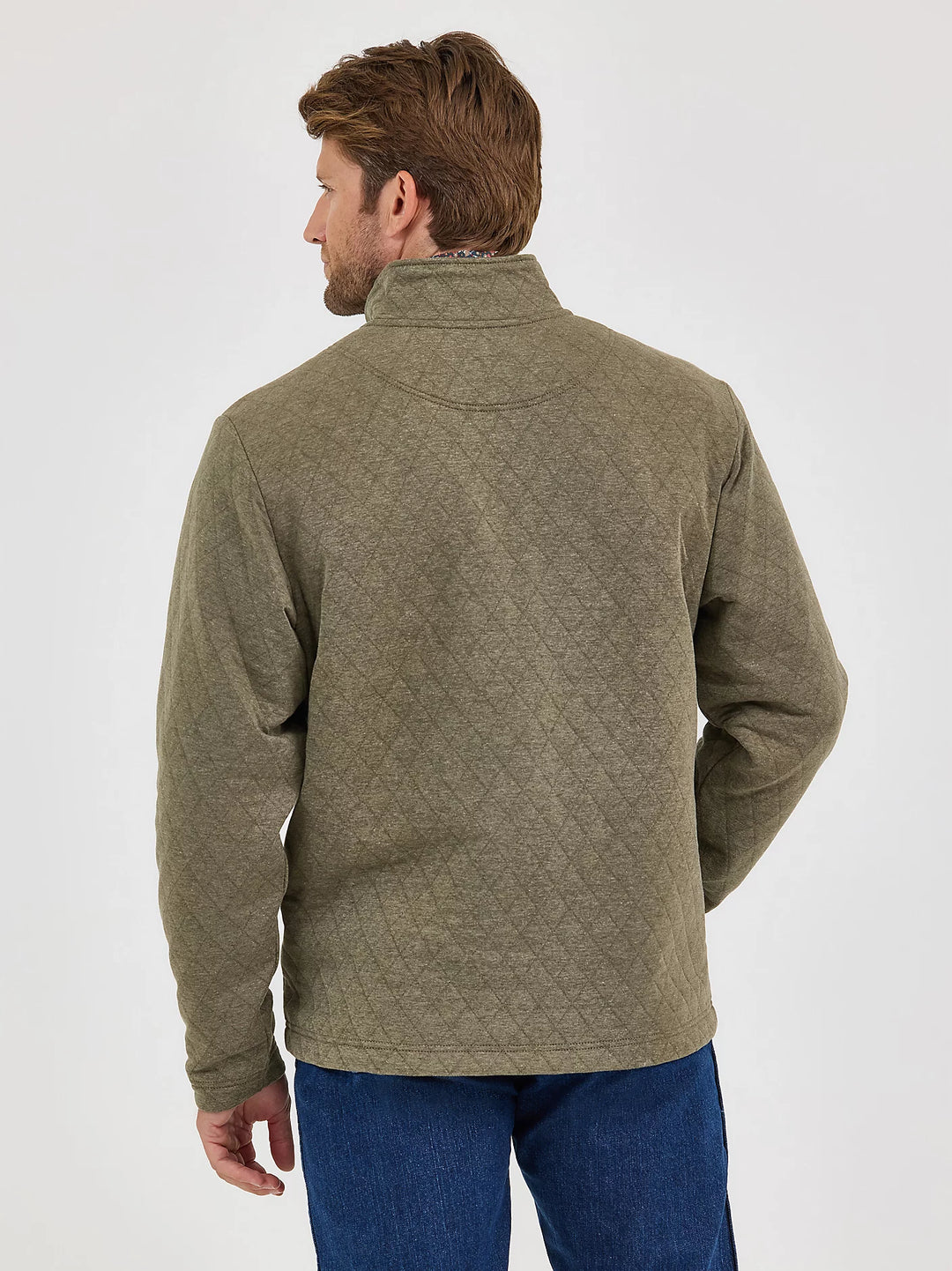 WRANGLER GEORGE STRAIT QUARTER-ZIP QUILTED PULLOVER – Patton's WRANGLER GEORGE STRAIT QUARTER-ZIP QUILTED PULLOVER – Patton's
