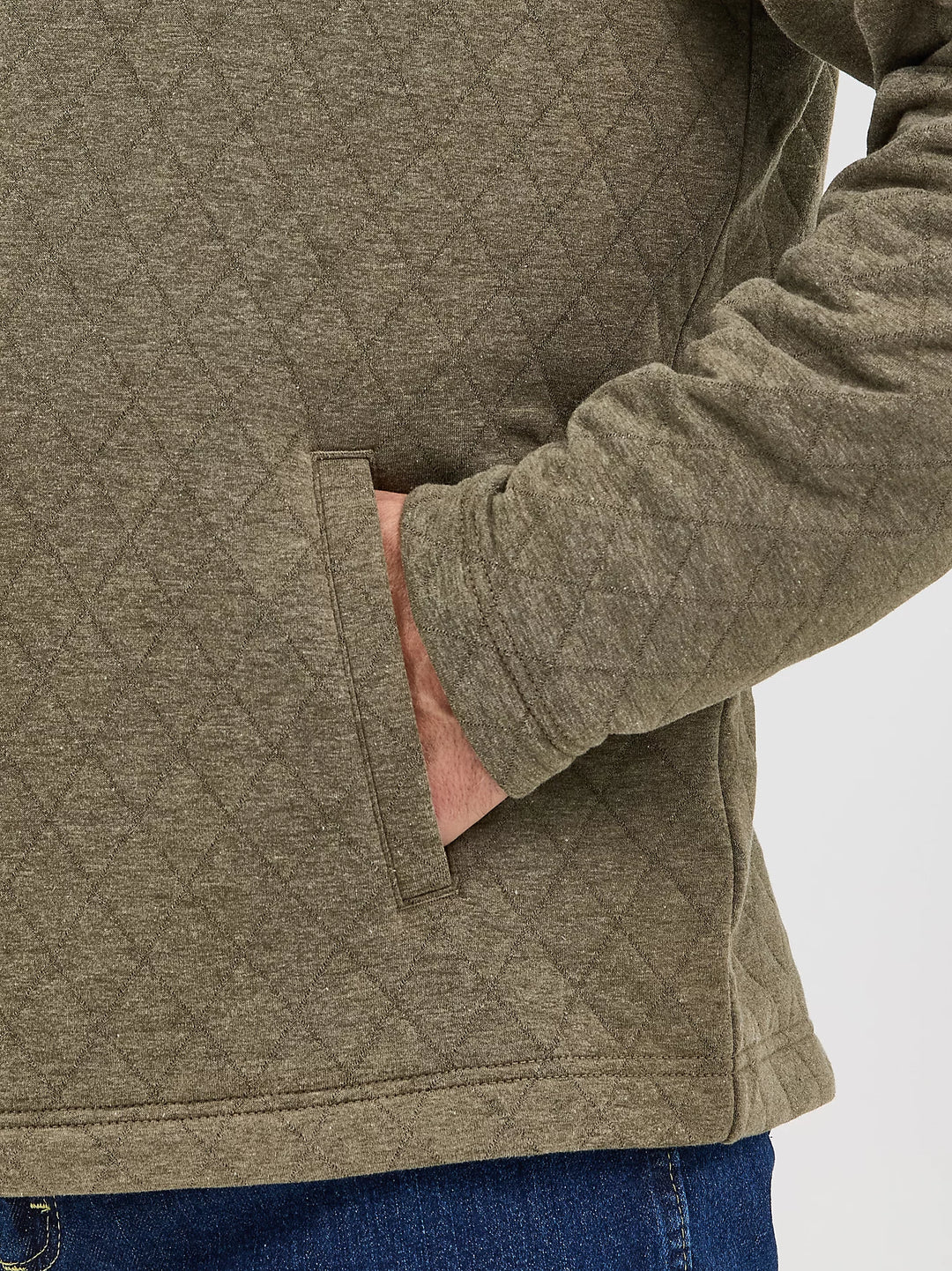 WRANGLER GEORGE STRAIT QUARTER-ZIP QUILTED PULLOVER – Patton's WRANGLER GEORGE STRAIT QUARTER-ZIP QUILTED PULLOVER – Patton's