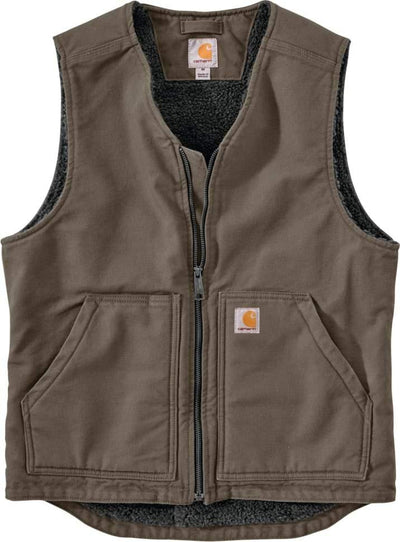 CARHARTT WASHED DUCK SHERPA LINED VEST - Patton's