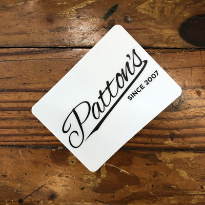 PATTON'S SINCE2007 DECAL - Patton's